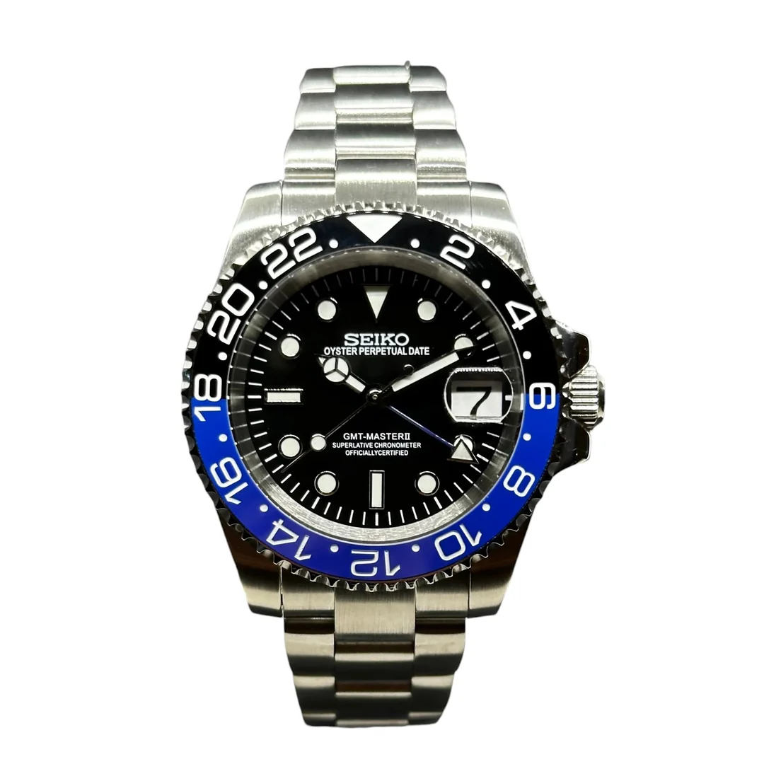 IMG_0501 Seiko Mod GMT Master II "Batman"
