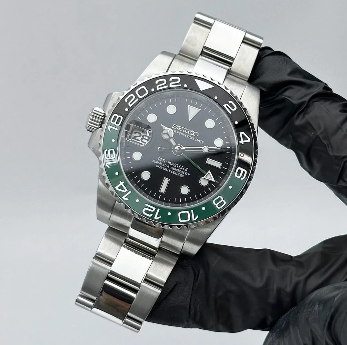 Screenshot Seiko Mod GMT Master II "Sprite" Lefty