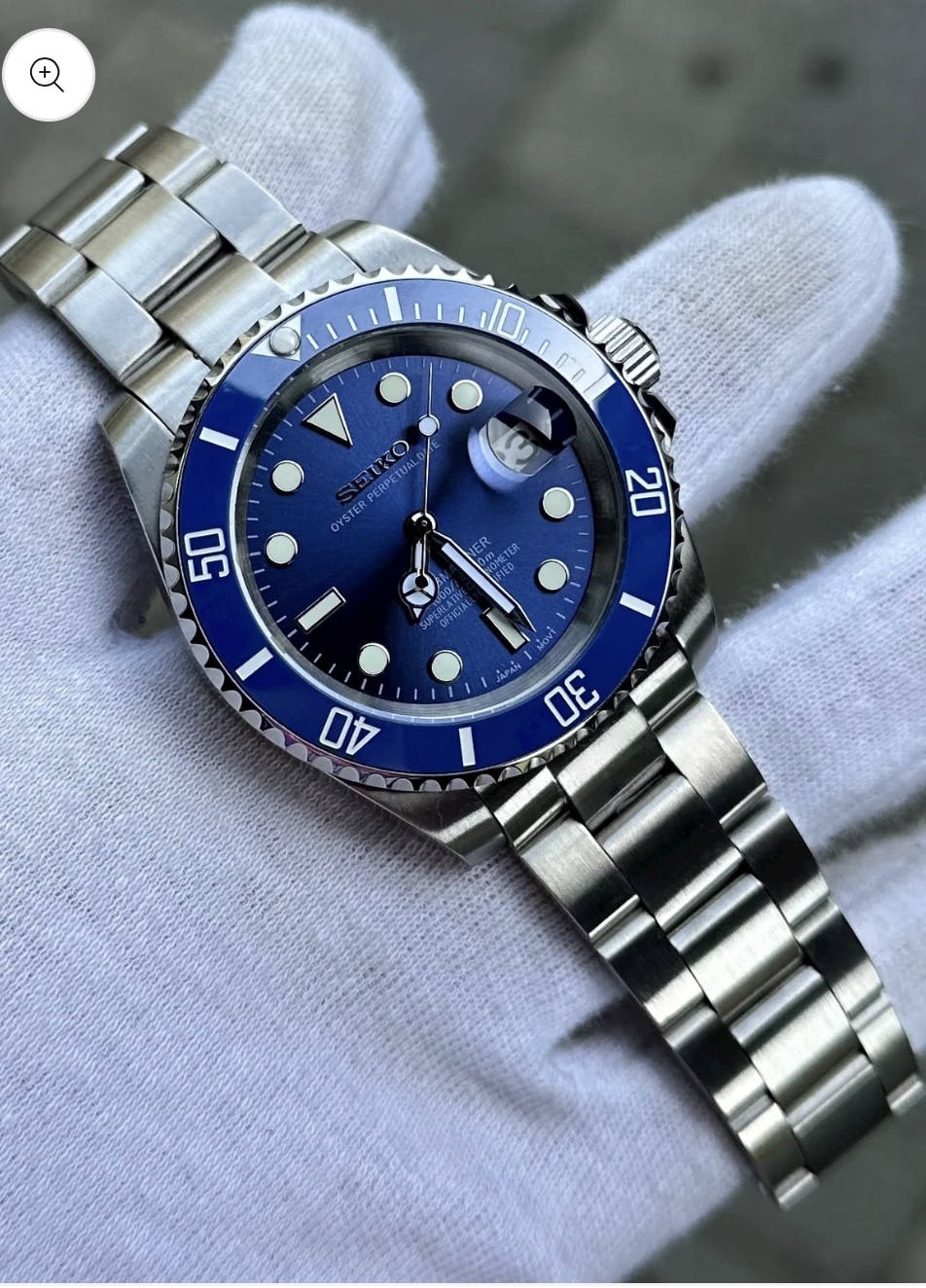 Screenshot Seiko Mod Submariner "Blue"