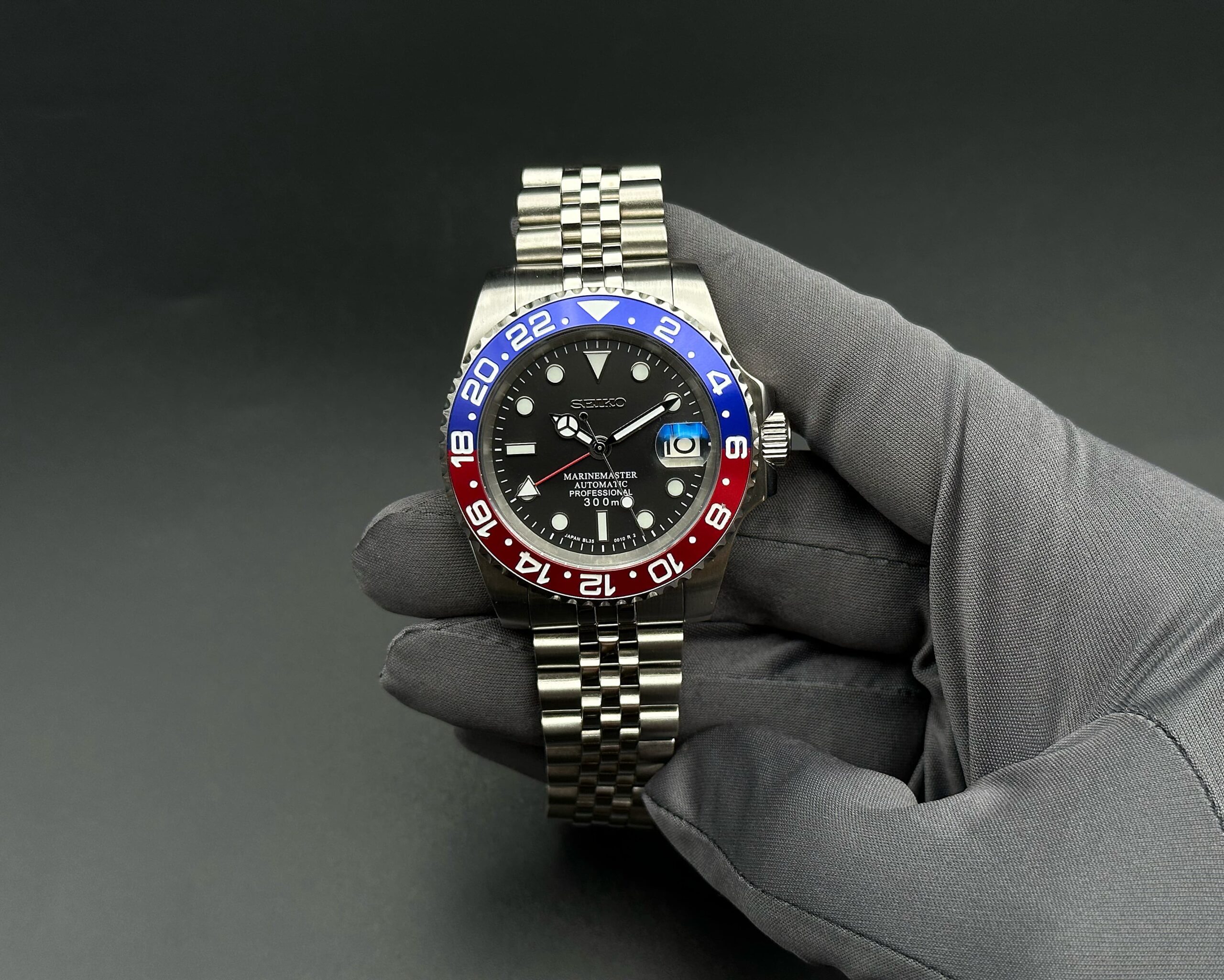 Seiko_GMT_Pepsi_1 Seiko Mod GMT Master "Pepsi"