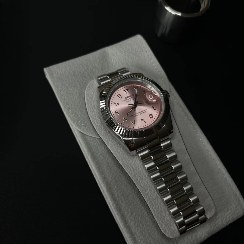seiko-datejust-arabic-dial-rose-941 Seiko Datejust Arabic Dial Rose